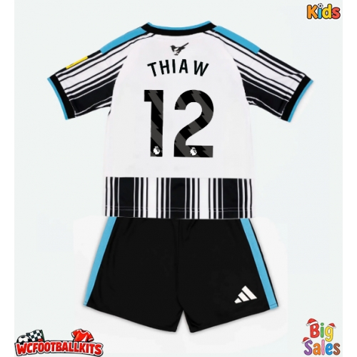 Newcastle United Malick Thiaw #12 Replica Home Stadium Kit for Kids 2026-27 Short Sleeve (+ pants)